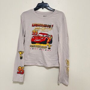 Disney Pixar Cars Lightning McQueen long sleeve top